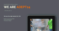 Desktop Screenshot of adept24.com